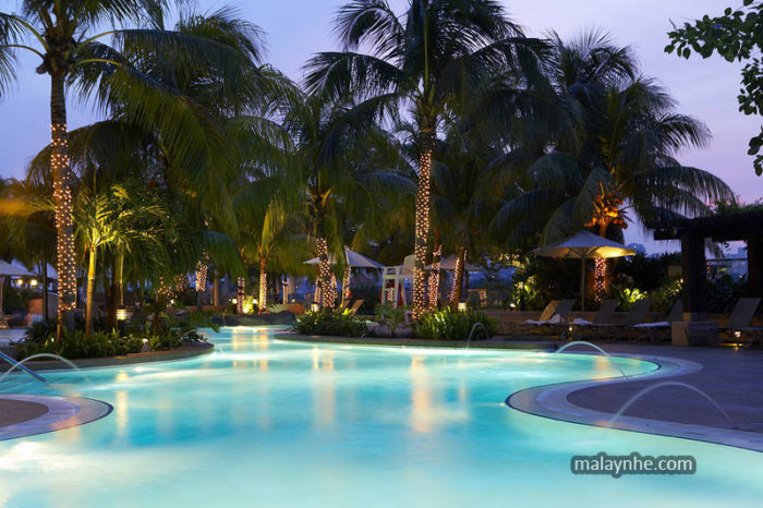 Khách sạn Swimming pool. Le Meridien Hotel. Kuala Lumpur. Malaysia.