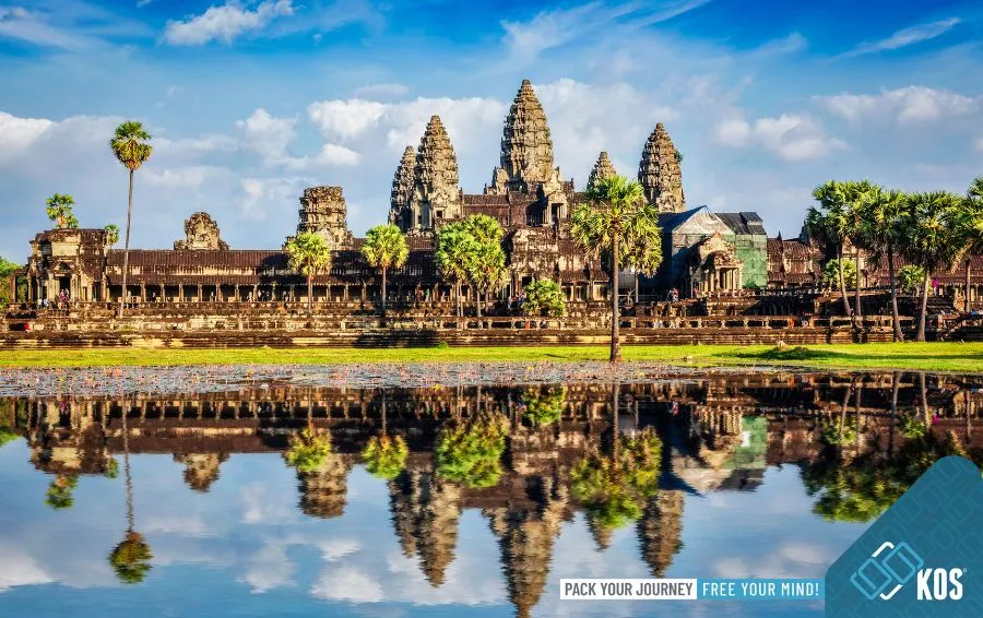 Cổng chính đền Angkor Wat Campuchia, kinh nghiệm du lịch tự túc chi tiết