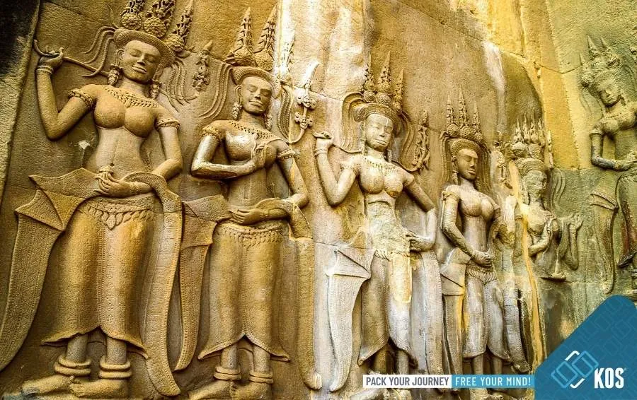 Chiêm ngưỡng kiến trúc và phù điêu tinh xảo trong quần thể Angkor Wat