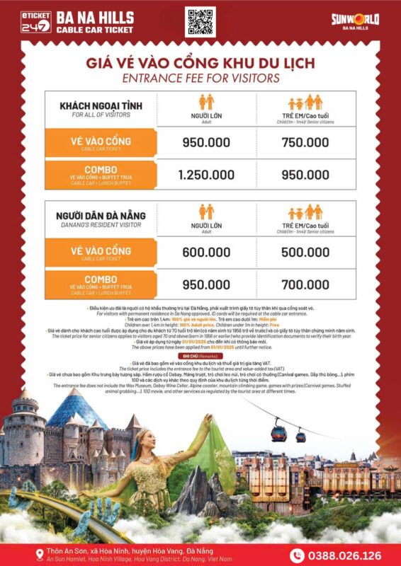 Vé Bà Nà Hill Bao Nhiêu? Bảng Giá Cập Nhật Mới Nhất & Phân Tích Chi Phí Trọn Gói 2023