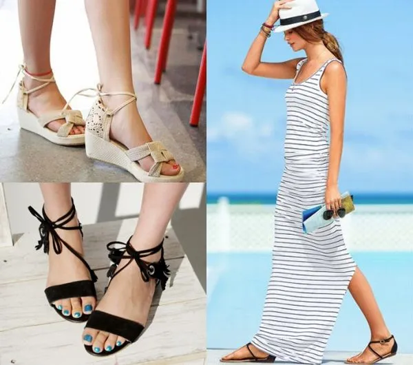 Giày thể thao và guốc sandal cho các hoạt động và thời trang đi biển