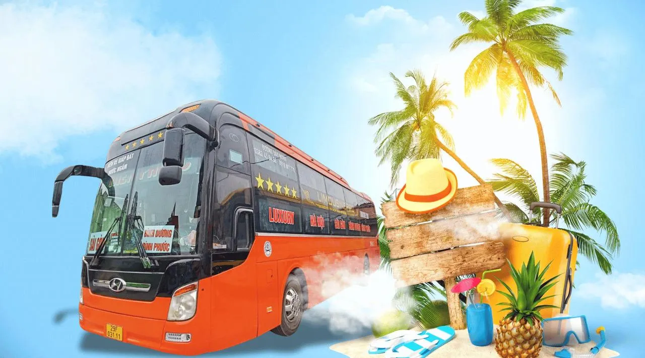 Nội thất xe khách Hiền Phước tuyến vé xe khách Sài Gòn Hà Nội