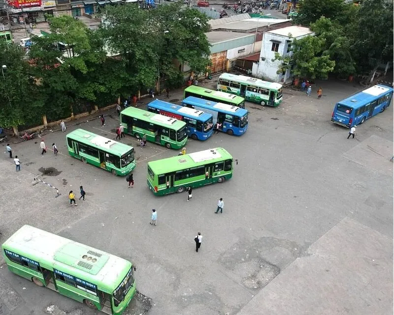 Khu vực đón khách tại Bến xe Chợ Lớn phục vụ tuyến miền Tây