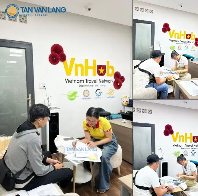 Chuyên viên Tân Văn Lang tư vấn xin visa Hàn Quốc cho khách hàng