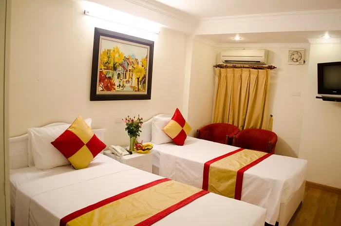 Tiện nghi phòng nghỉ tại Nhà nghỉ Blue Moon, Hoàn Kiếm