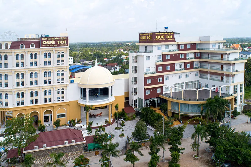 Khách sạn Quê Tôi Sóc Trăng có phòng nghỉ rộng rãi và thoải mái