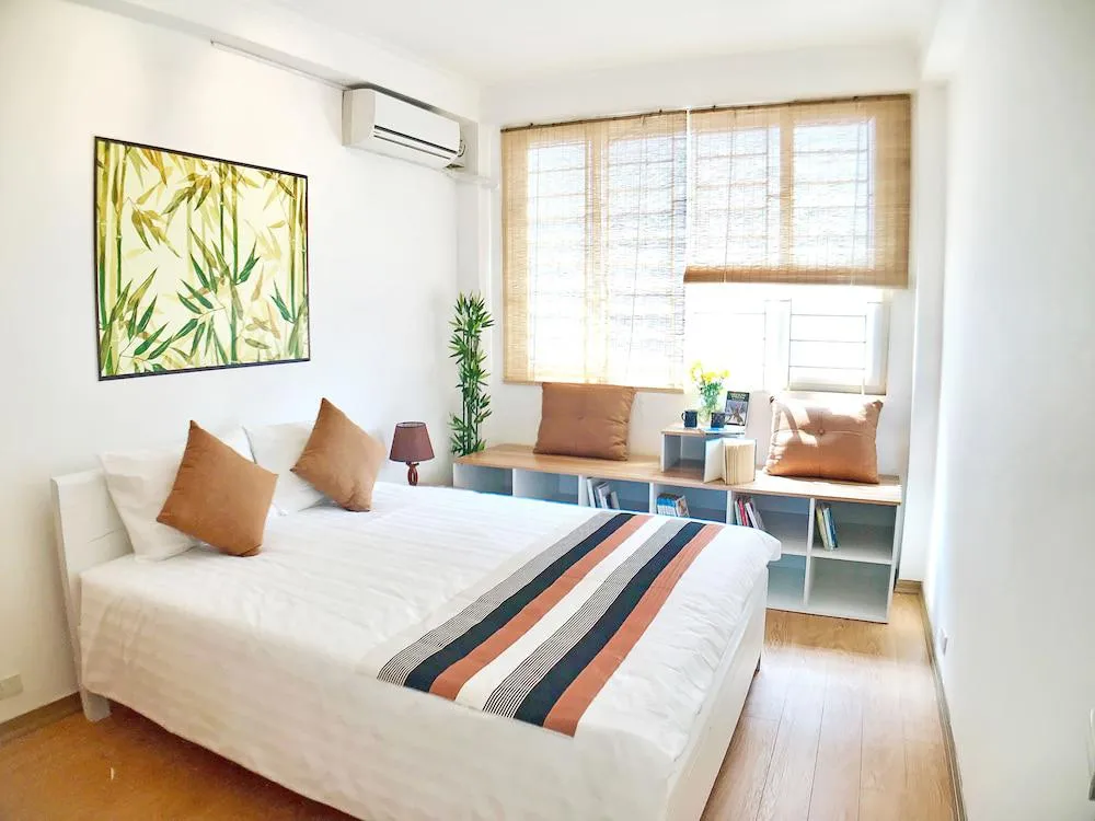 Phòng nghỉ tiện nghi, sạch sẽ của Nhà nghỉ Macoli Home