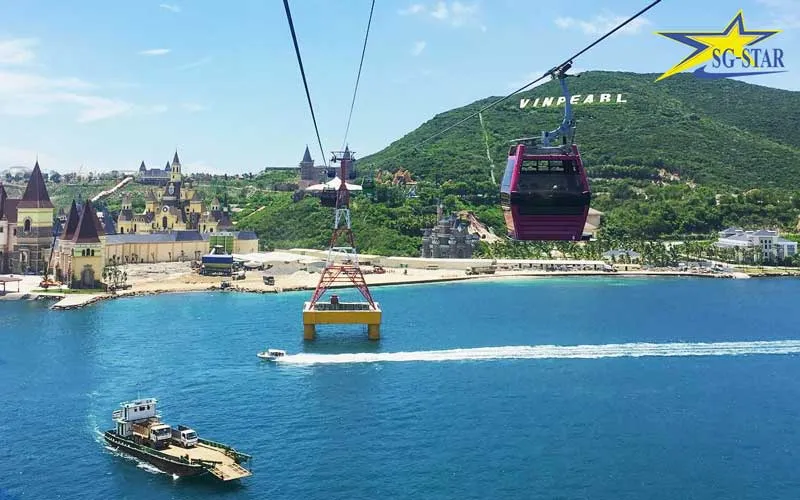 Tuyến cáp treo nối liền Nha Trang – Đảo Hòn Tre