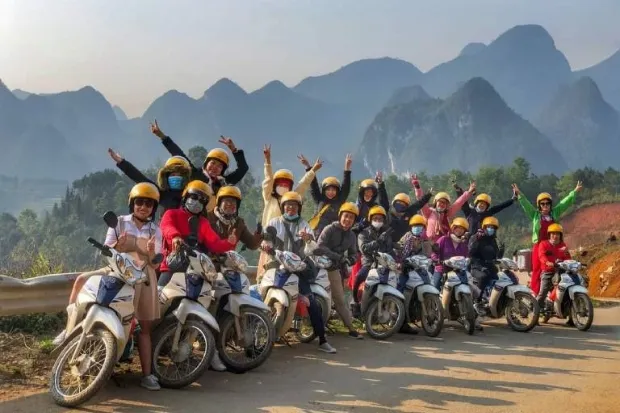 Xe máy là phương tiện được rất nhiều 'phượt thủ' lựa chọn